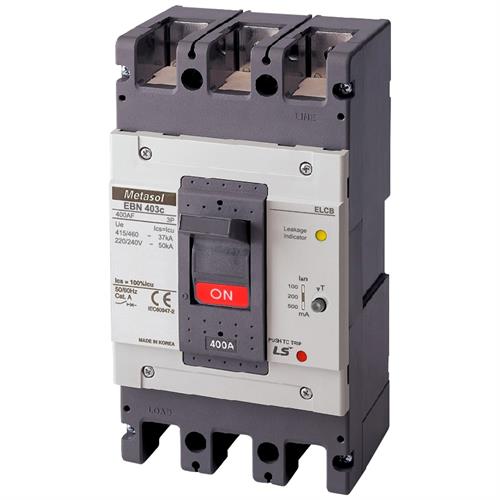 ELCB LS 3P 400A 100-200-500mA 37kA ( EBN403c )